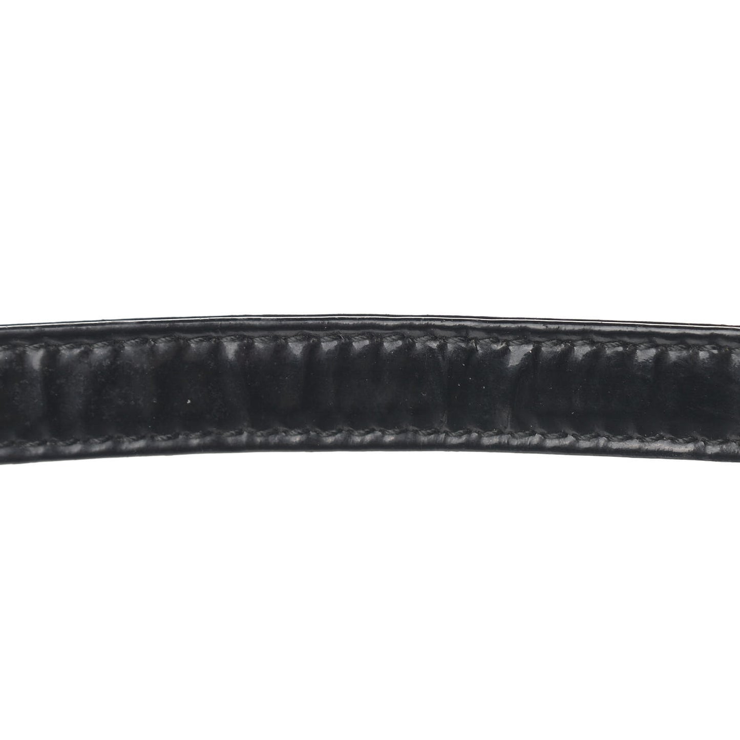 Patent Cannage Stitched Medium Lady Dior Black