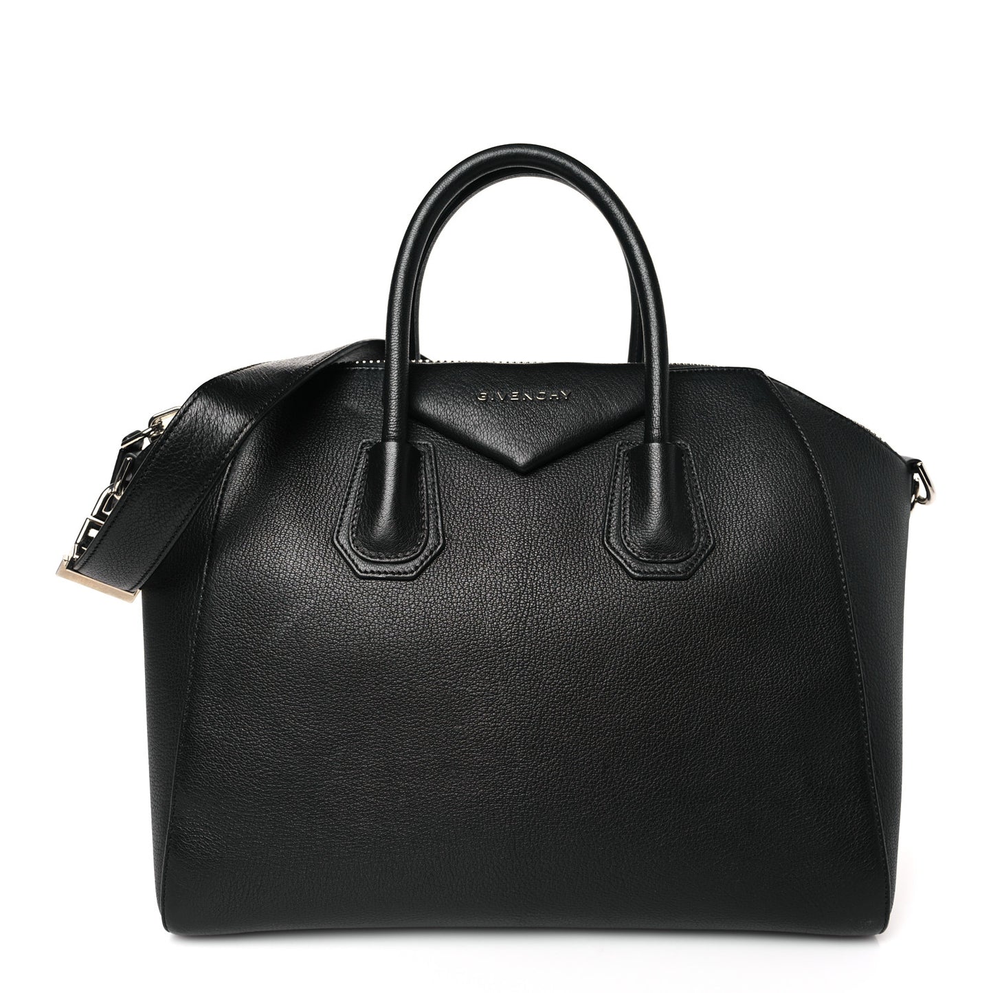 Sugar Goatskin Medium Antigona Black