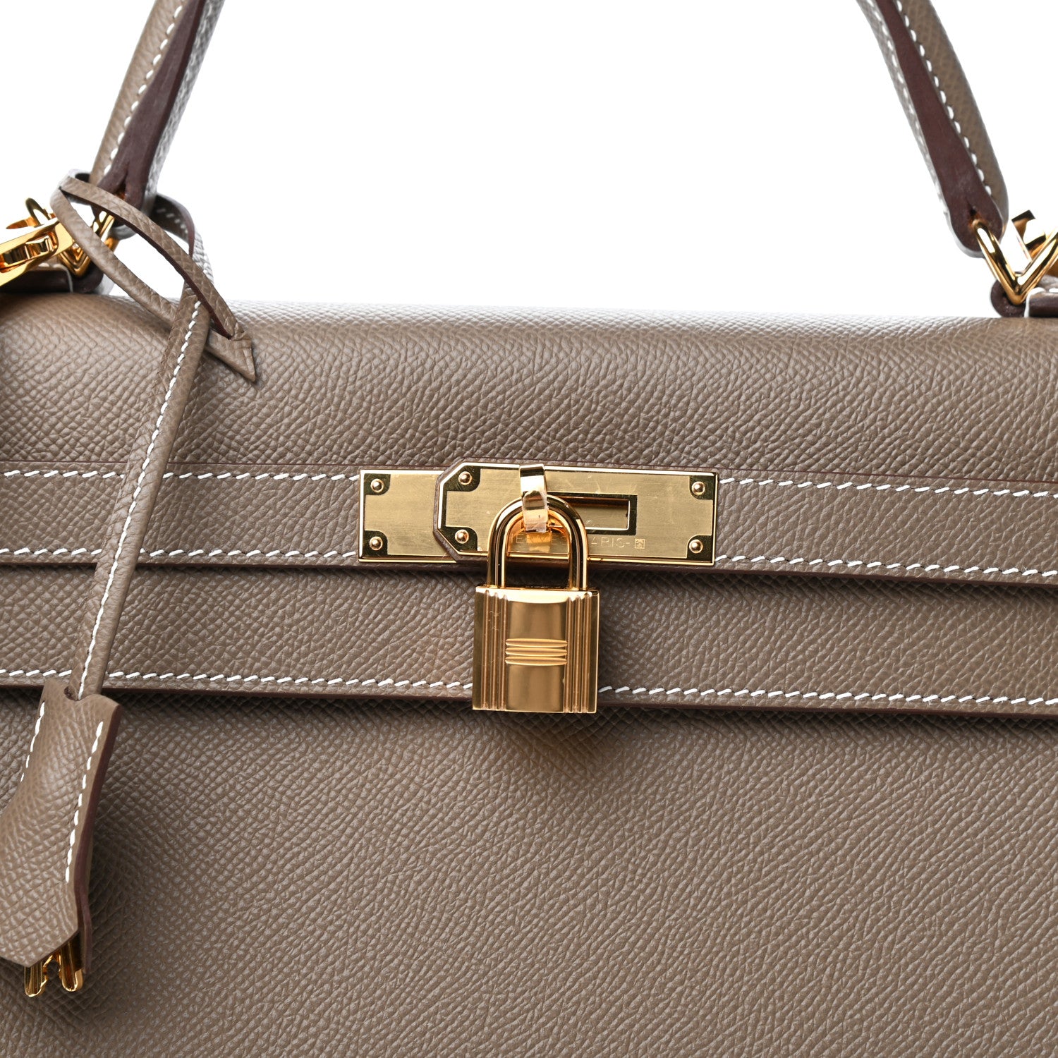 Hermes Epsom Kelly Sellier 32 Etoupe 10 of 10