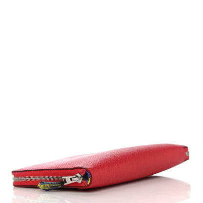 Hermes Epsom Silk'In Wallet Bougainvillea 4 of 15