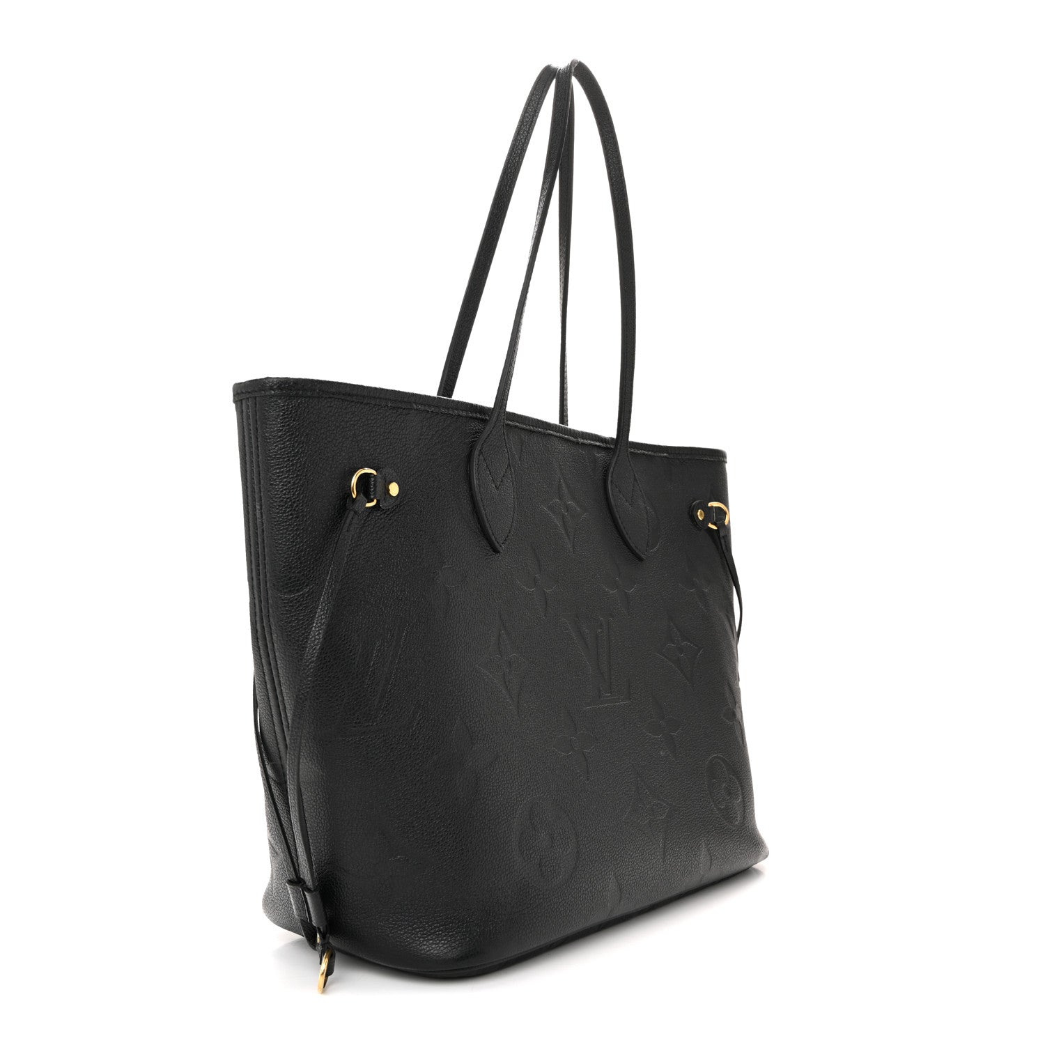Louis Vuitton Empreinte Monogram Giant Neverfull MM Black 5 of 25
