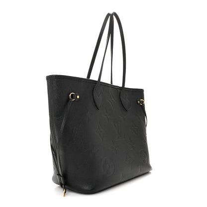 Louis Vuitton Empreinte Monogram Giant Neverfull MM Black 5 of 25