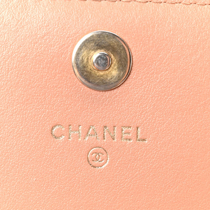Chanel Calfskin Quilted Boy Square Wallet on Chain WOC Brown 6 of 12
