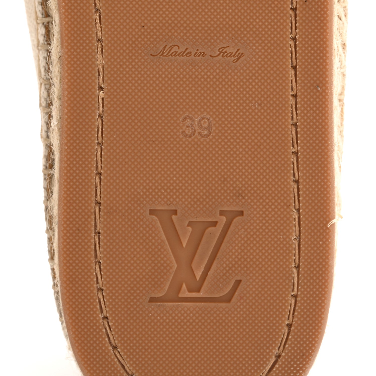 Louis Vuitton Canvas Seashore Espadrille Flats 39 Ecru 7 of 9