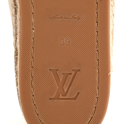 Louis Vuitton Canvas Seashore Espadrille Flats 39 Ecru 7 of 9