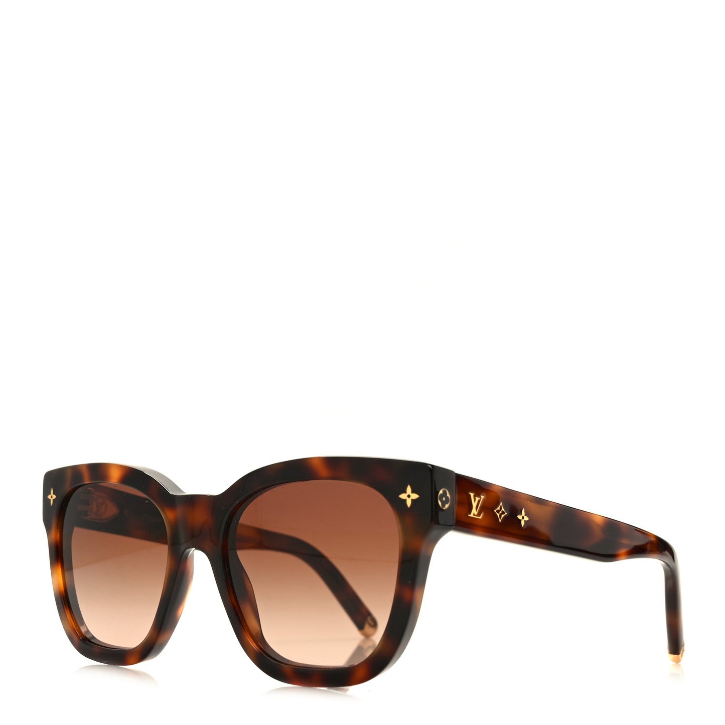 Acetate My Monogram Square Sunglasses Z1524W Dark Tortoise