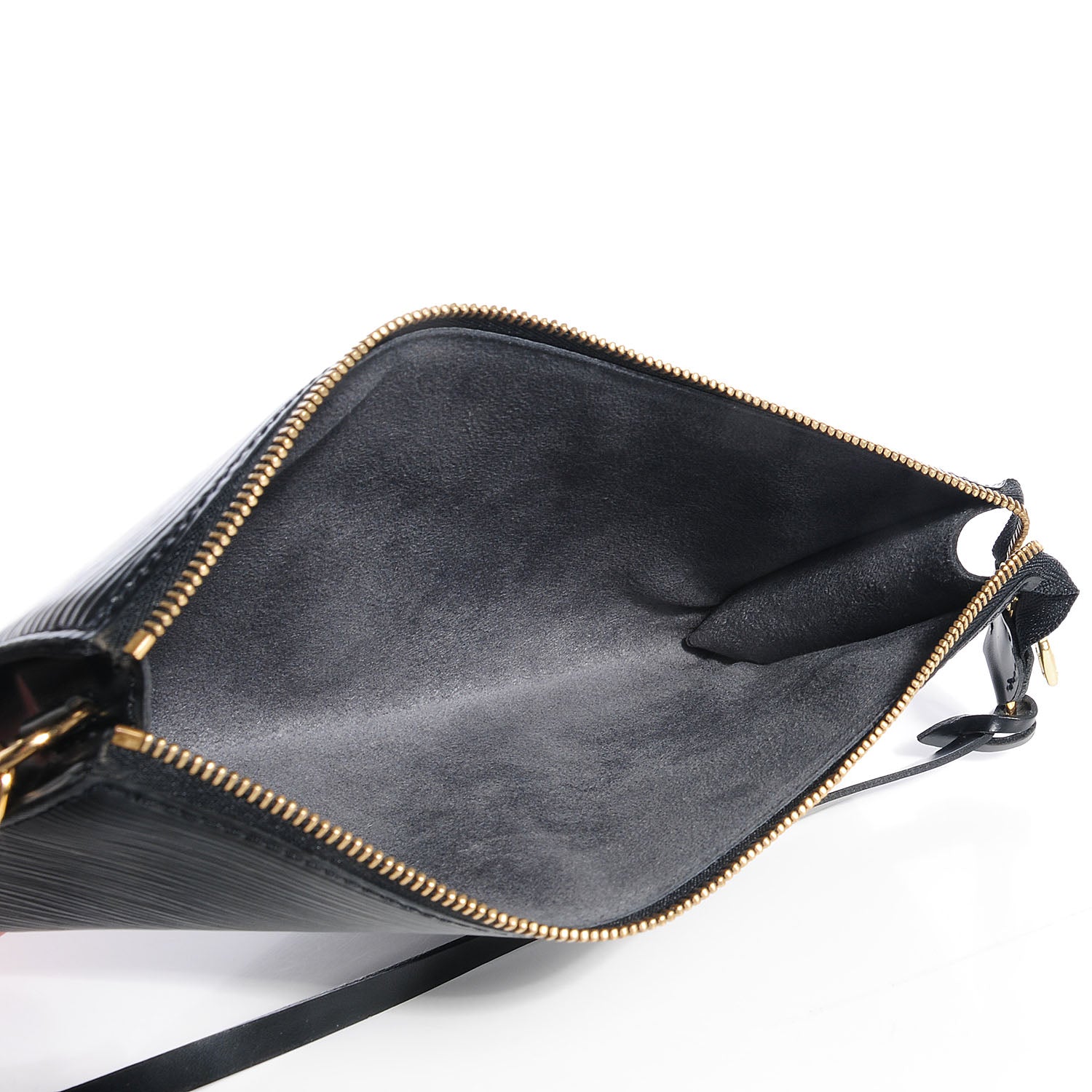 Louis Vuitton Epi Pochette Accessories 24 Black 6 of 7