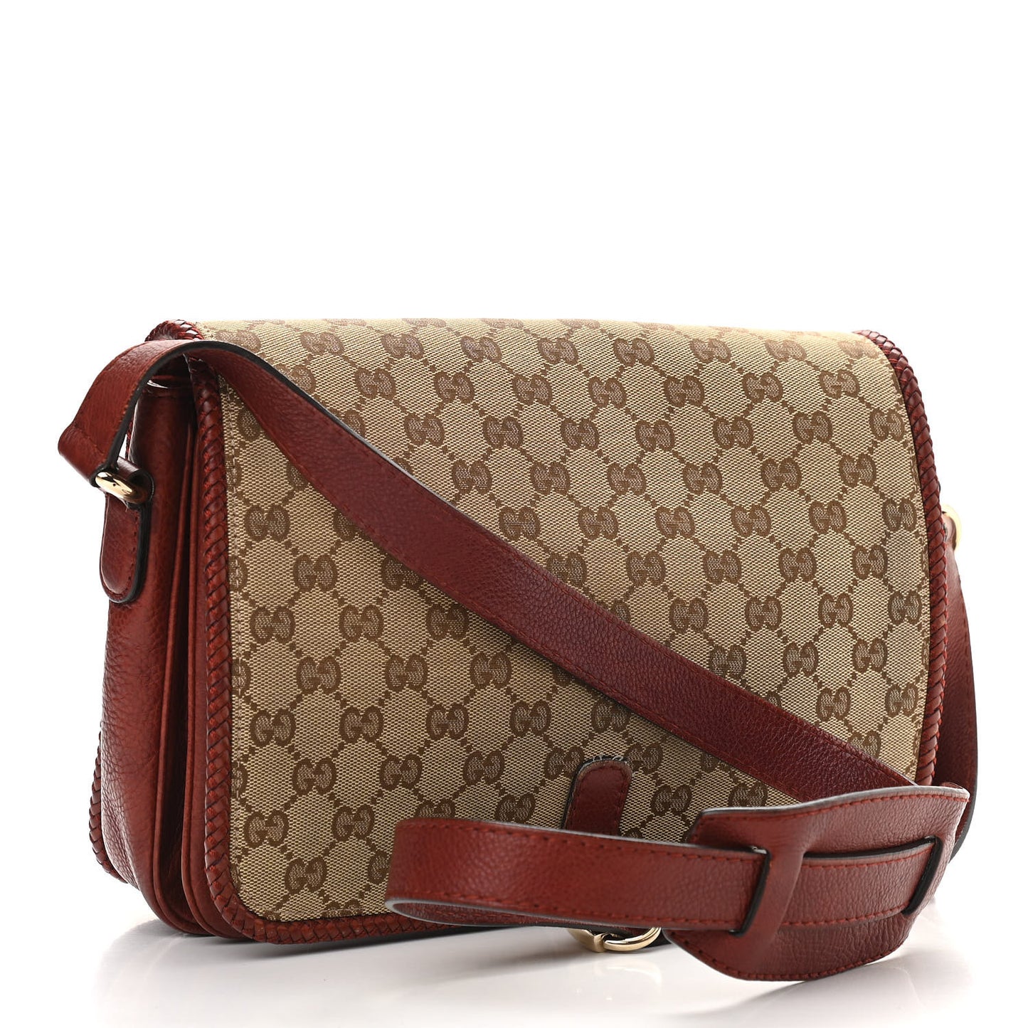 Monogram Medium Marrakech Flap Messenger Bag Red