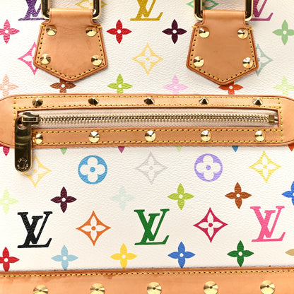 Louis Vuitton Monogram Multicolor Alma White 7 of 9