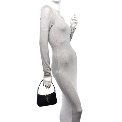 Saint Laurent Smooth Calfskin Le 5 A 7 Mini Hobo Black 2 of 10