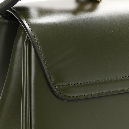 Celine Satinated Calfskin Medium 16 Top Handle Bag Khaki 17 of 17