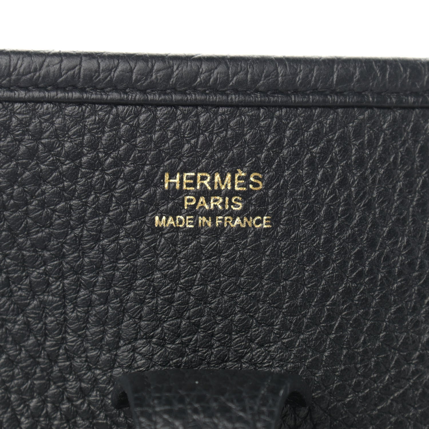 Hermes Taurillon Clemence Evelyne III PM Black 6 of 9