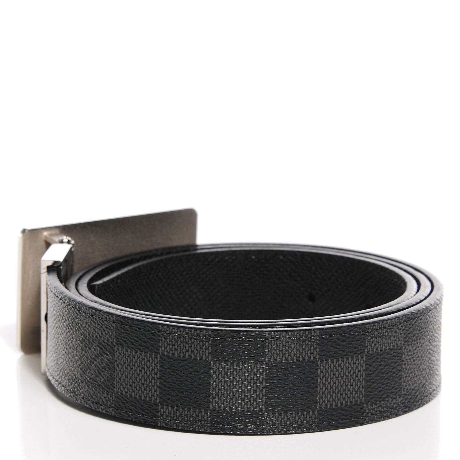 Louis Vuitton Damier Graphite 35mm LV Inventeur Reversible Belt 100 40 3 of 5