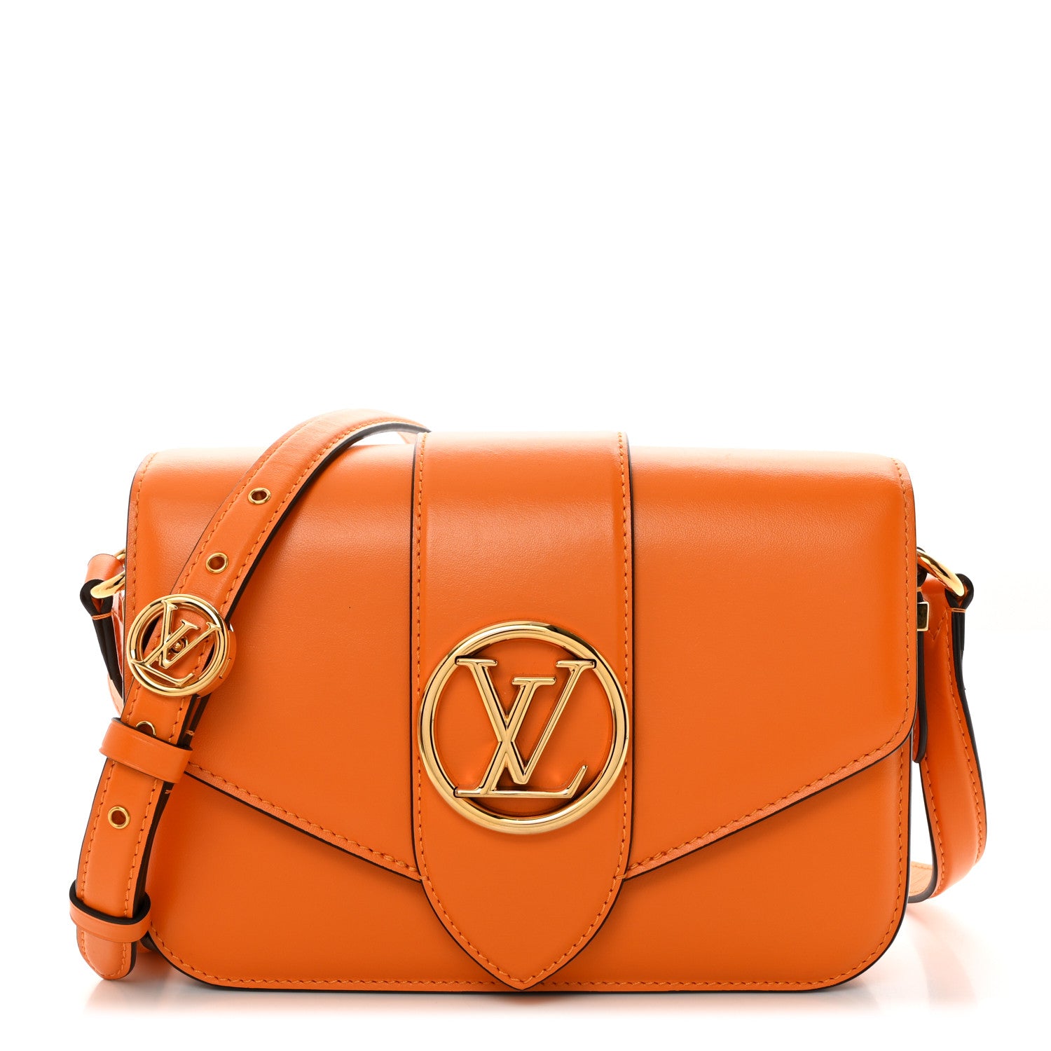 Louis Vuitton Smooth Calfskin LV Pont 9 Summer Gold 1 of 10