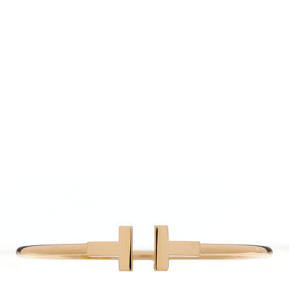 Tiffany 18K Rose Gold T Wire Bracelet 2 of 4