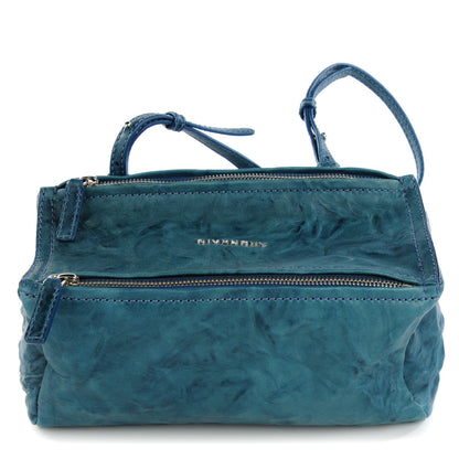 Givenchy Tumbled Sheepskin Mini Pandora Mineral Blue 1 of 7