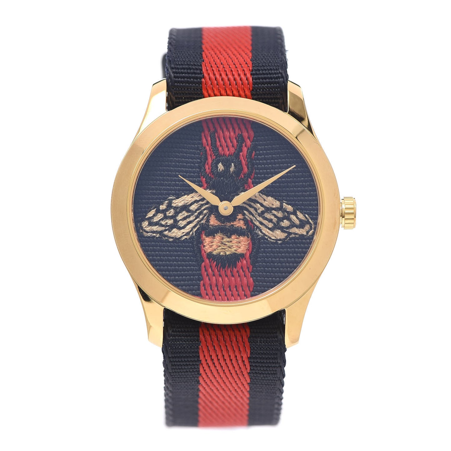 Stainless Steel Nylon 38mm Le Marche Des Merveilles Bee Quartz Watch Navy