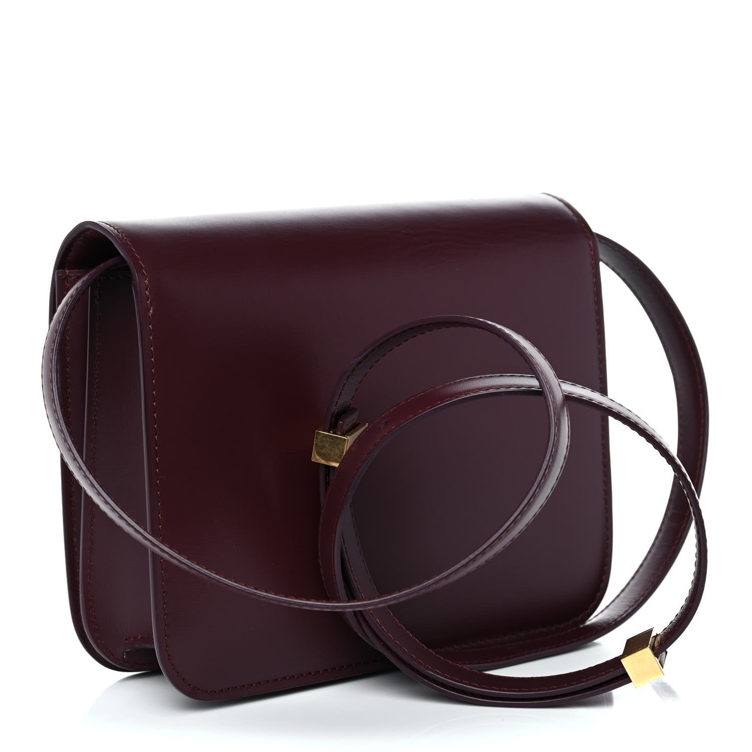 Celine Box Calfskin Teen Classic Box Flap Burgundy 2 of 10