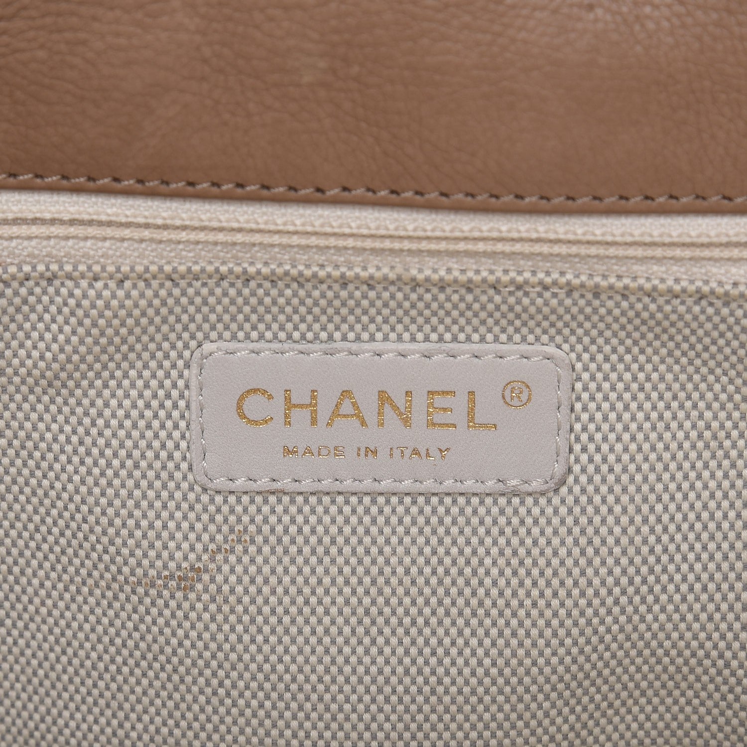 Chanel Calfskin Quilted Retro Chain Accordion Flap Beige 6 of 7