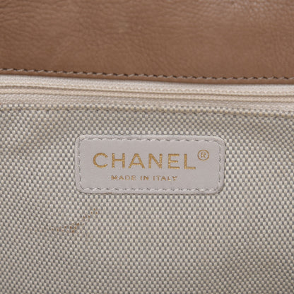 Chanel Calfskin Quilted Retro Chain Accordion Flap Beige 6 of 7