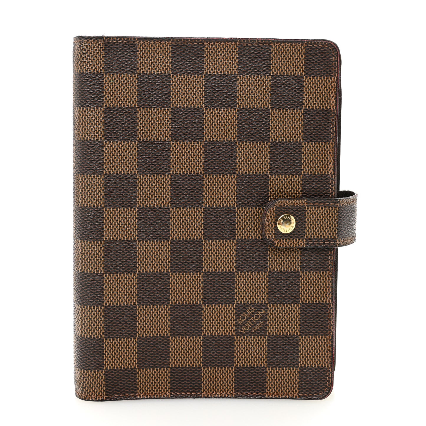 Damier Ebene Medium Ring Agenda Cover