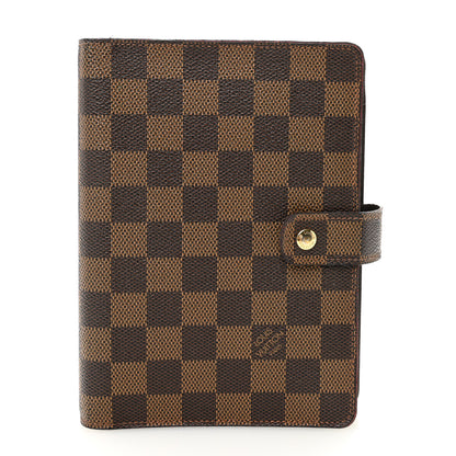 Louis Vuitton Damier Ebene Medium Ring Agenda Cover 1 of 6