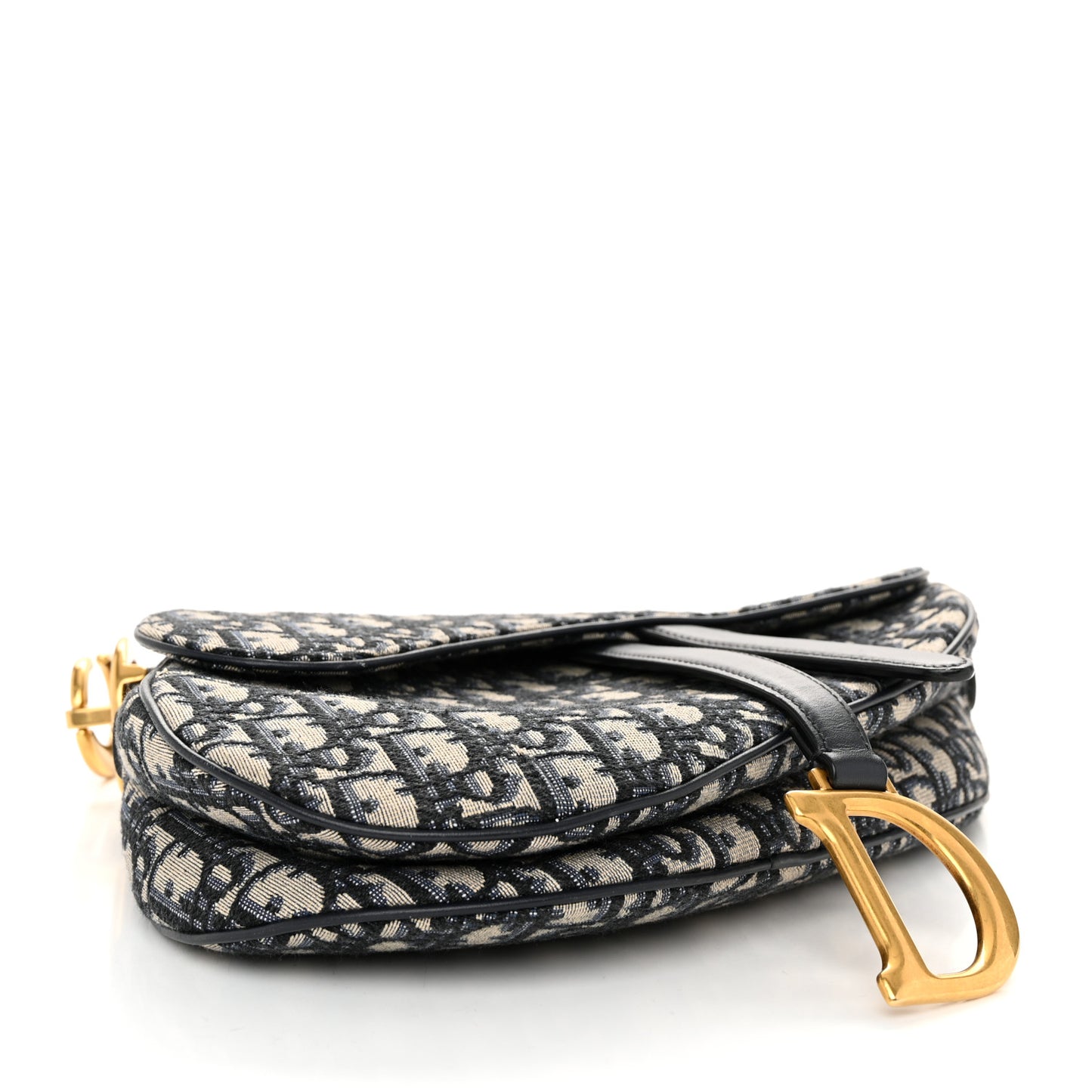 Oblique Saddle Bag Blue