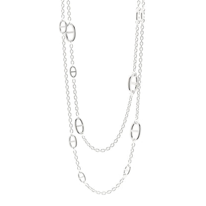 Hermes Sterling Silver Farandole Necklace 120 1 of 6