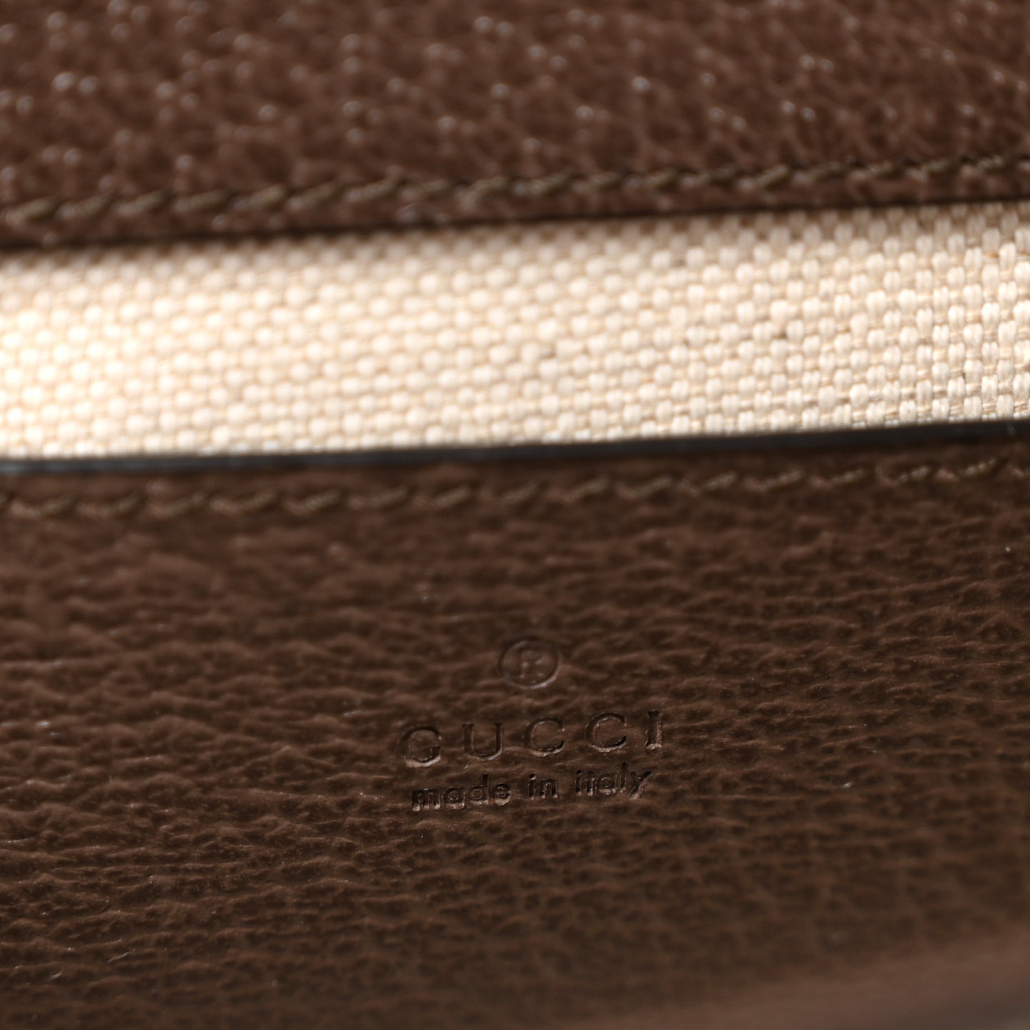 GG Supreme Monogram Textured Dollar Calfskin Web Mini Ophidia Envelope Shoulder Bag Beige Ebony New Acero