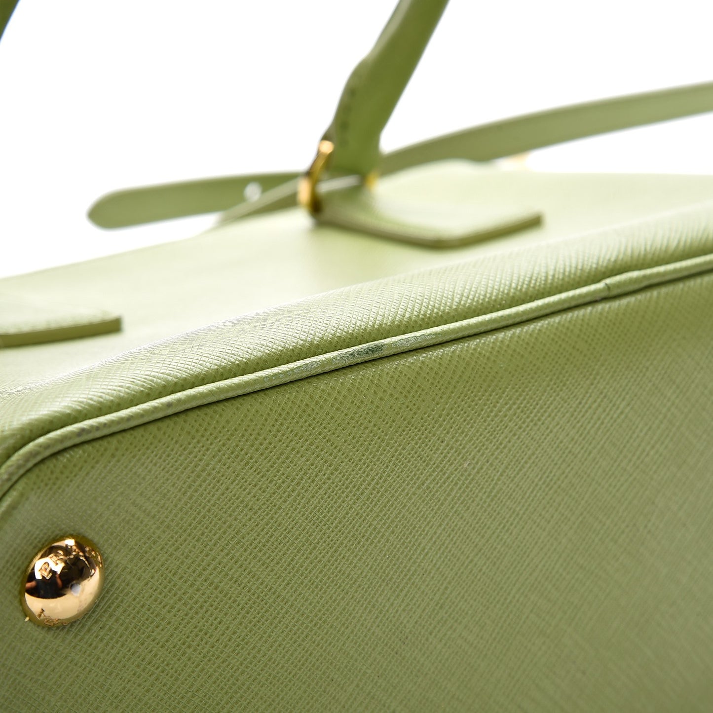 Saffiano Lux Mini Galleria Double Zip Tote Prato