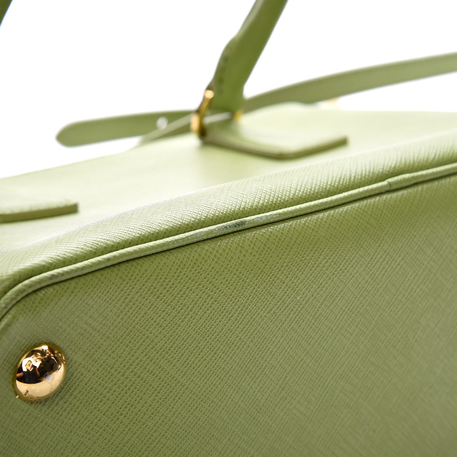 Prada Saffiano Lux Mini Galleria Double Zip Tote Prato 13 of 14