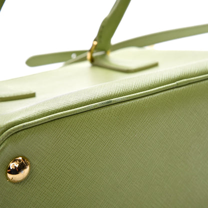 Prada Saffiano Lux Mini Galleria Double Zip Tote Prato 13 of 14