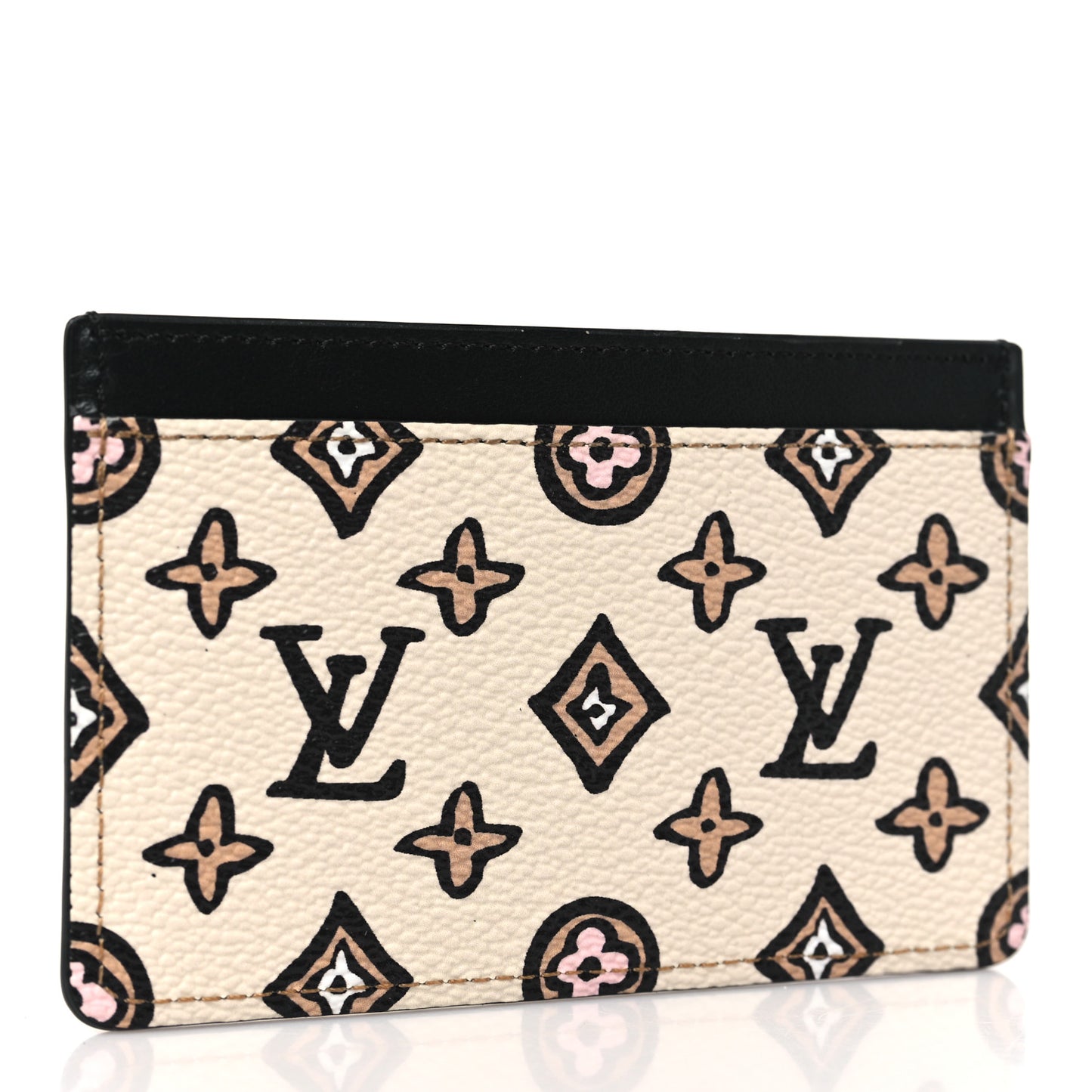 Monogram Giant Wild At Heart Card Holder Arizona