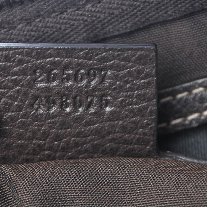 Gucci Crystal Monogram Medium Joy Boston Dark Brown 7 of 8