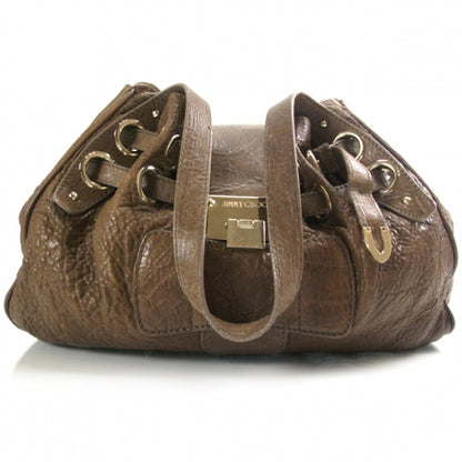 Jimmy Choo Drummed Leather Riki Mink 1 of 10