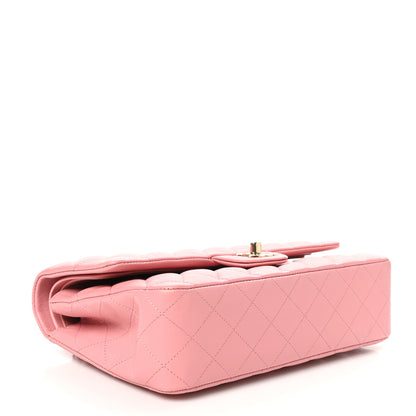 Chanel Lambskin Quilted Medium Double Flap Rose Pink 4 of 11