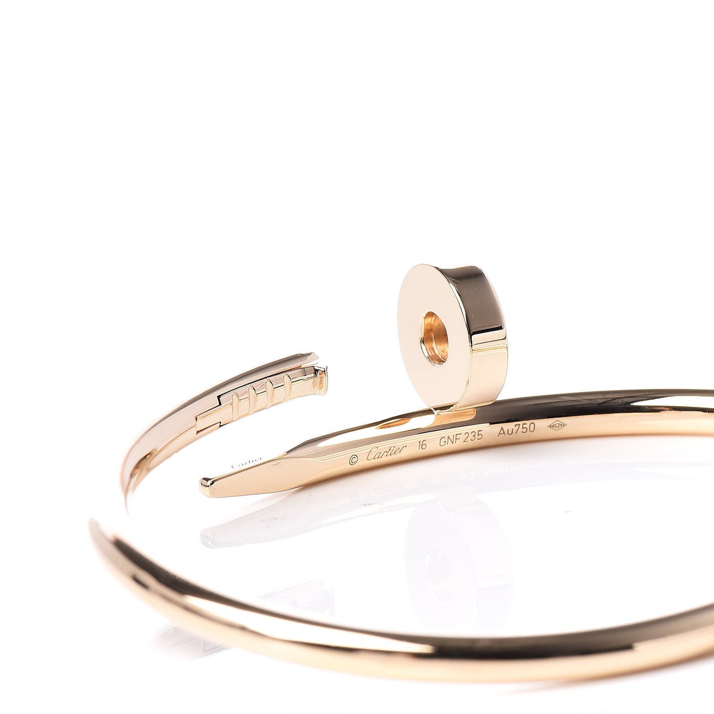 18K Yellow Gold Juste Un Clou Bracelet 16