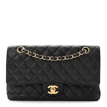 Chanel Caviar Quilted Medium Double Flap Black 1 of 10