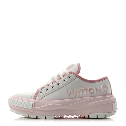 Louis Vuitton Canvas LV Squad Sneakers 37 White Pink 1 of 8