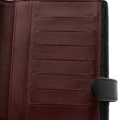 Chanel Caviar Quilted CC Long Double Wallet Black 11 of 11
