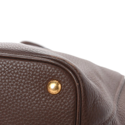 Prada Vitello Daino Shopping Tote Bruciato 20 of 23