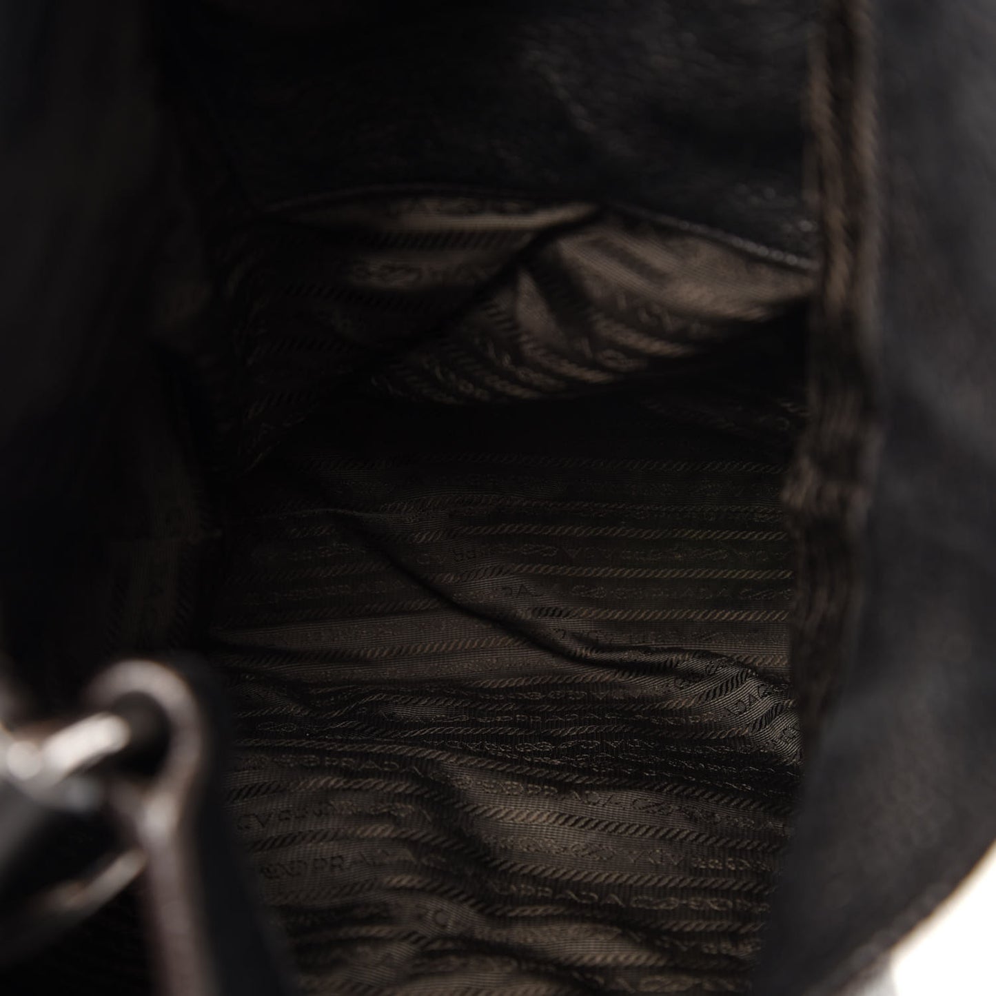 Metallic Vitello Daino Hobo Dark Grey