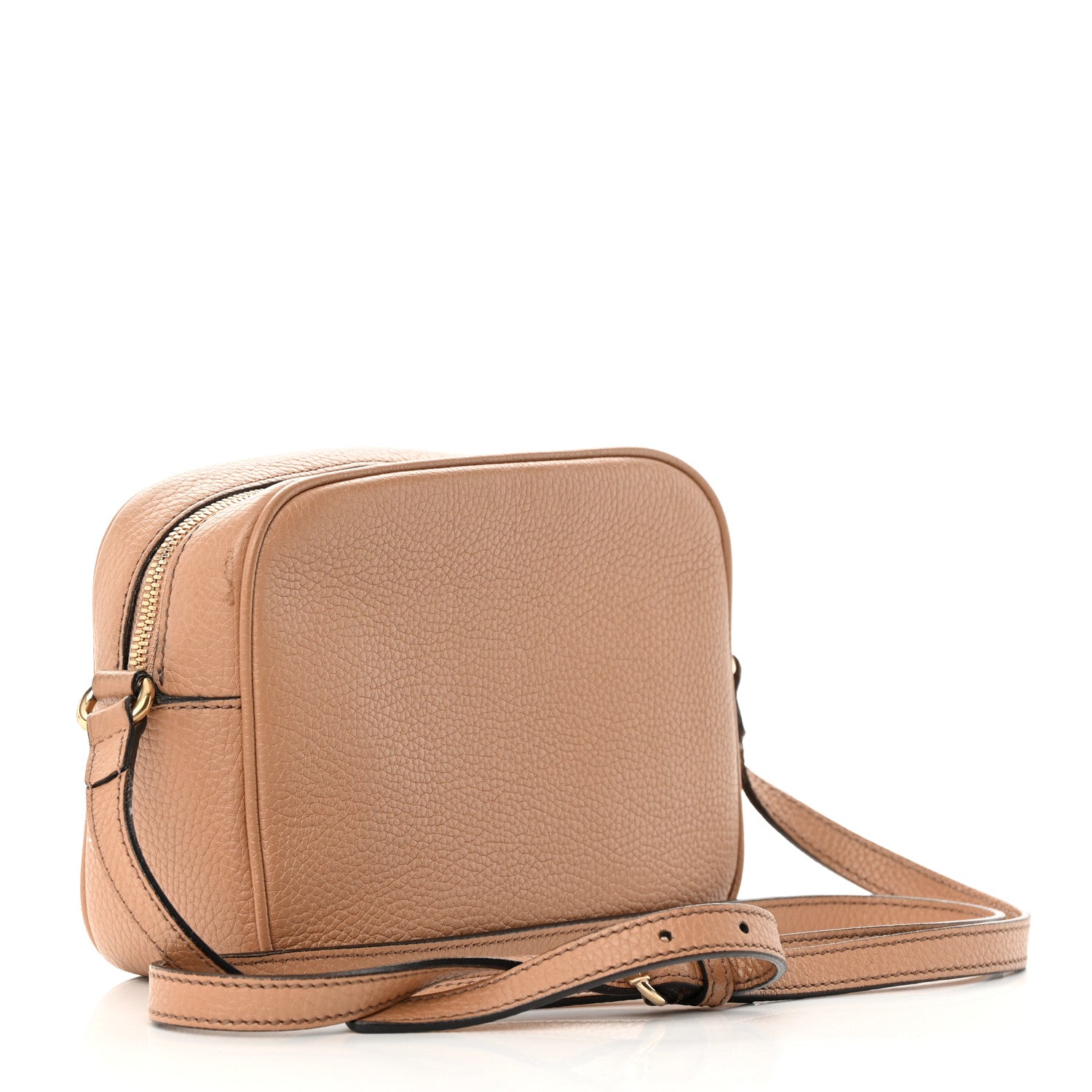 Gucci Pebbled Calfskin Small Soho Disco Bag Camelia 3 of 22