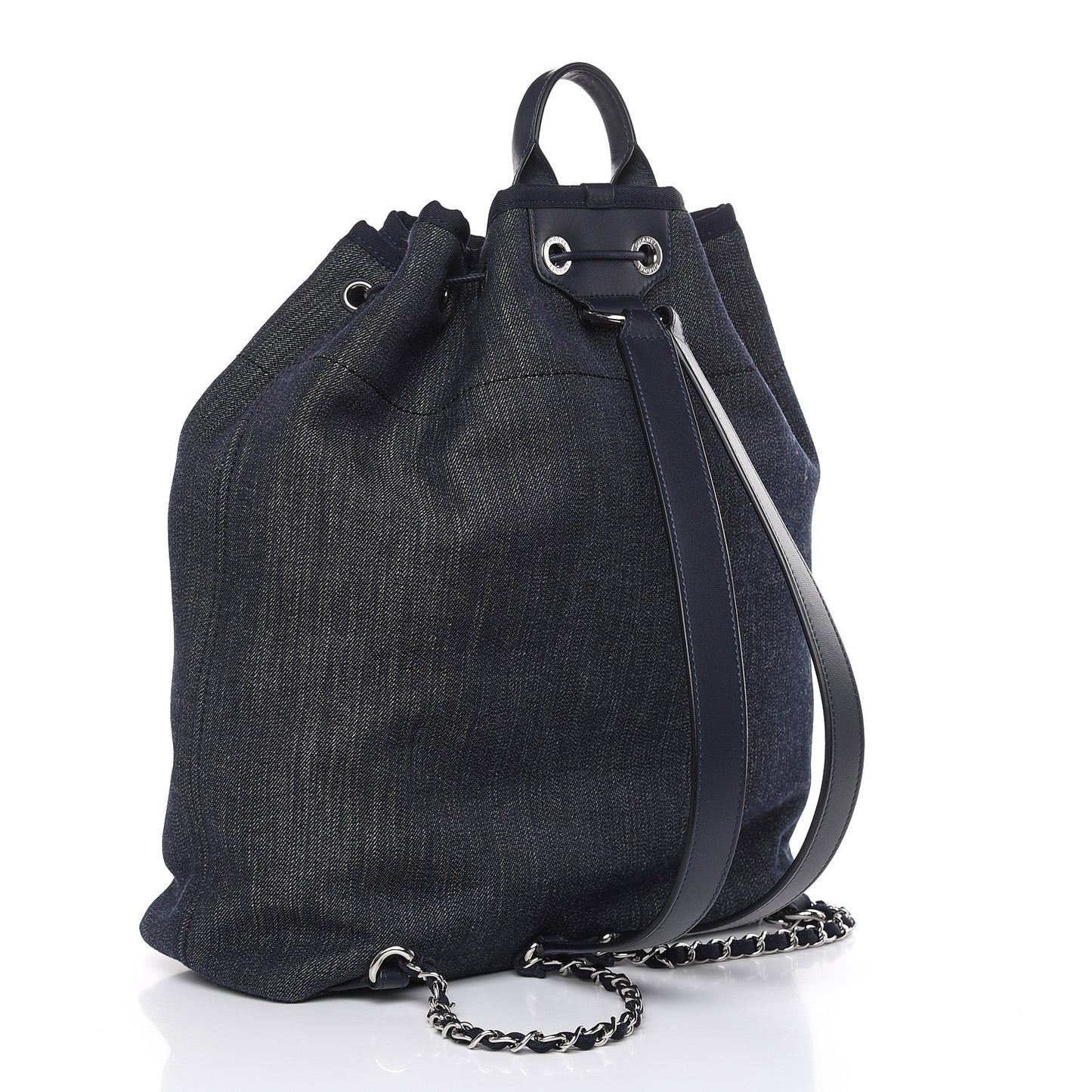 Canvas Large Deauville Backpack Denim Blue