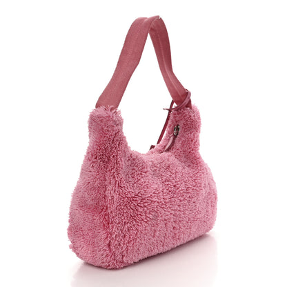 Prada Terry Cloth Mini Re-Edition 2000 Bag Petalo Black 3 of 11