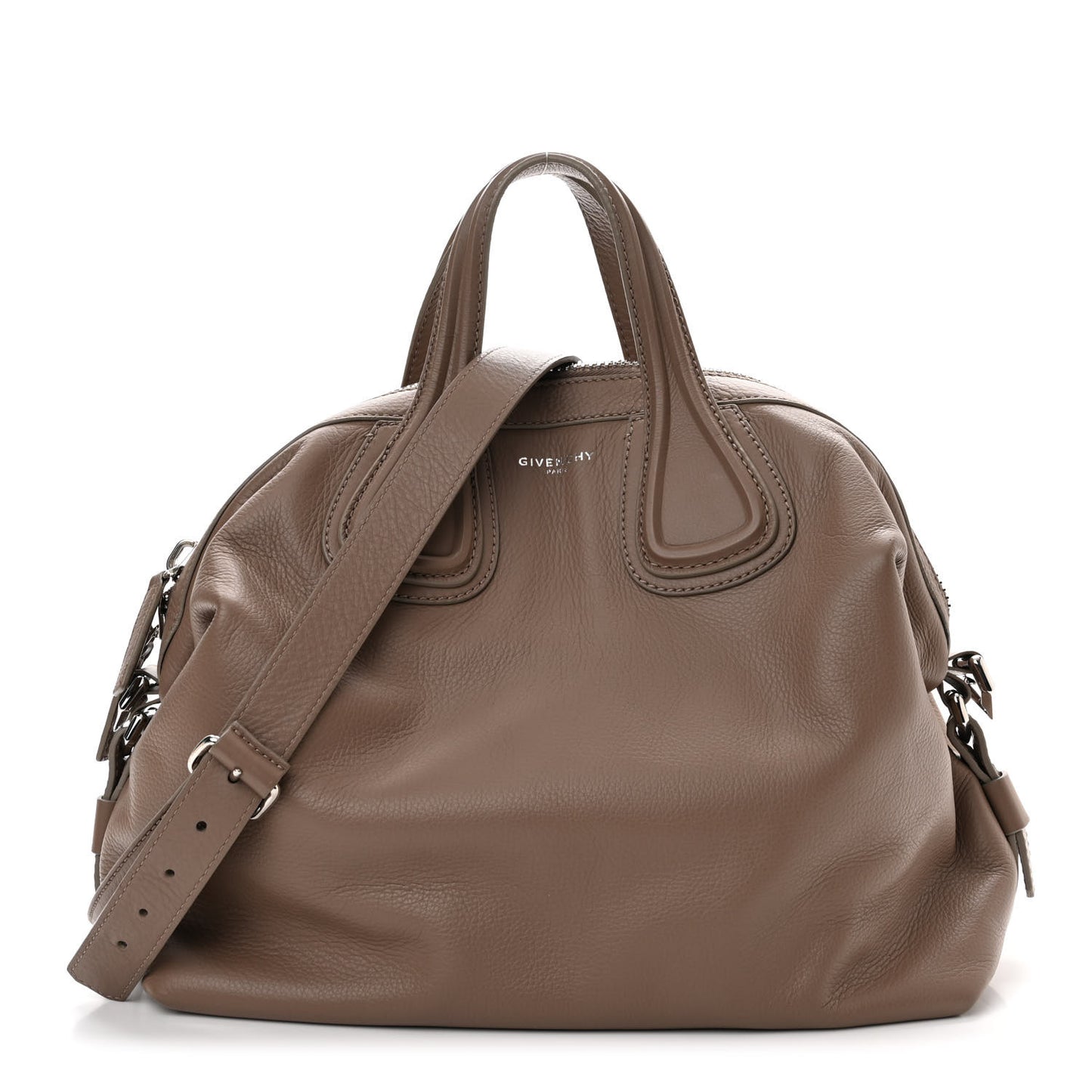Grained Calfskin Medium Nightingale Brown