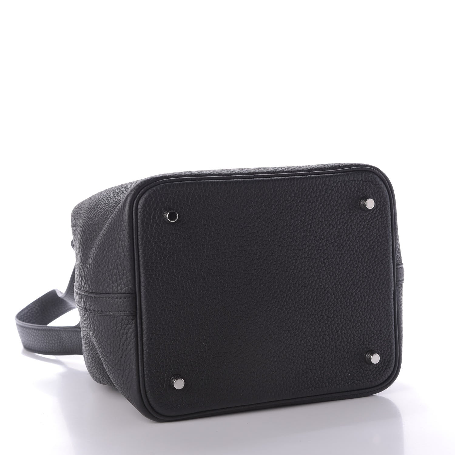 Hermes Taurillon Clemence Picotin Lock 22 MM Black 4 of 9