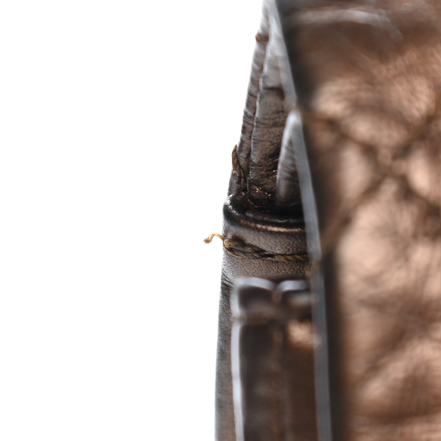 Metallic Aged Calfskin Quilted 2.55 Reissue 227 Flap Bronze