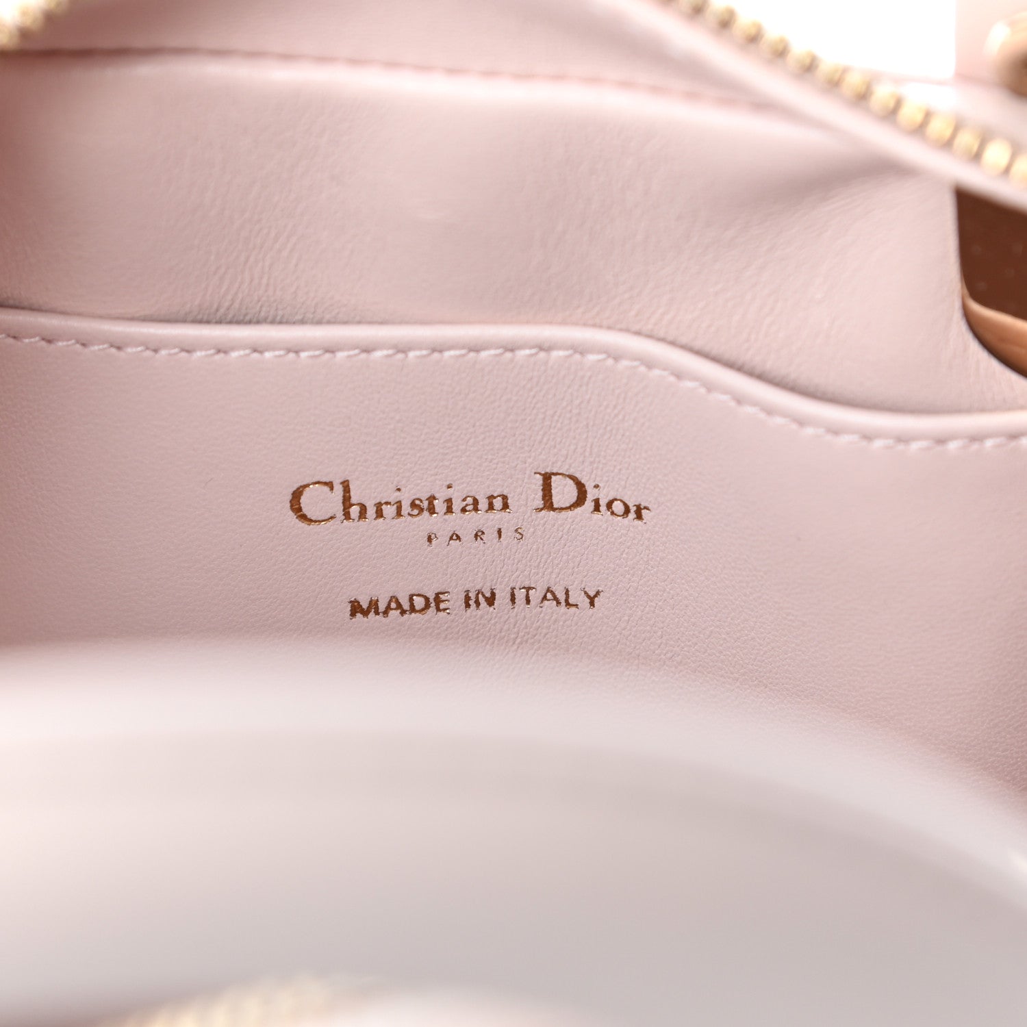Christian Dior Lambskin Cannage Bag Pink 6 of 9