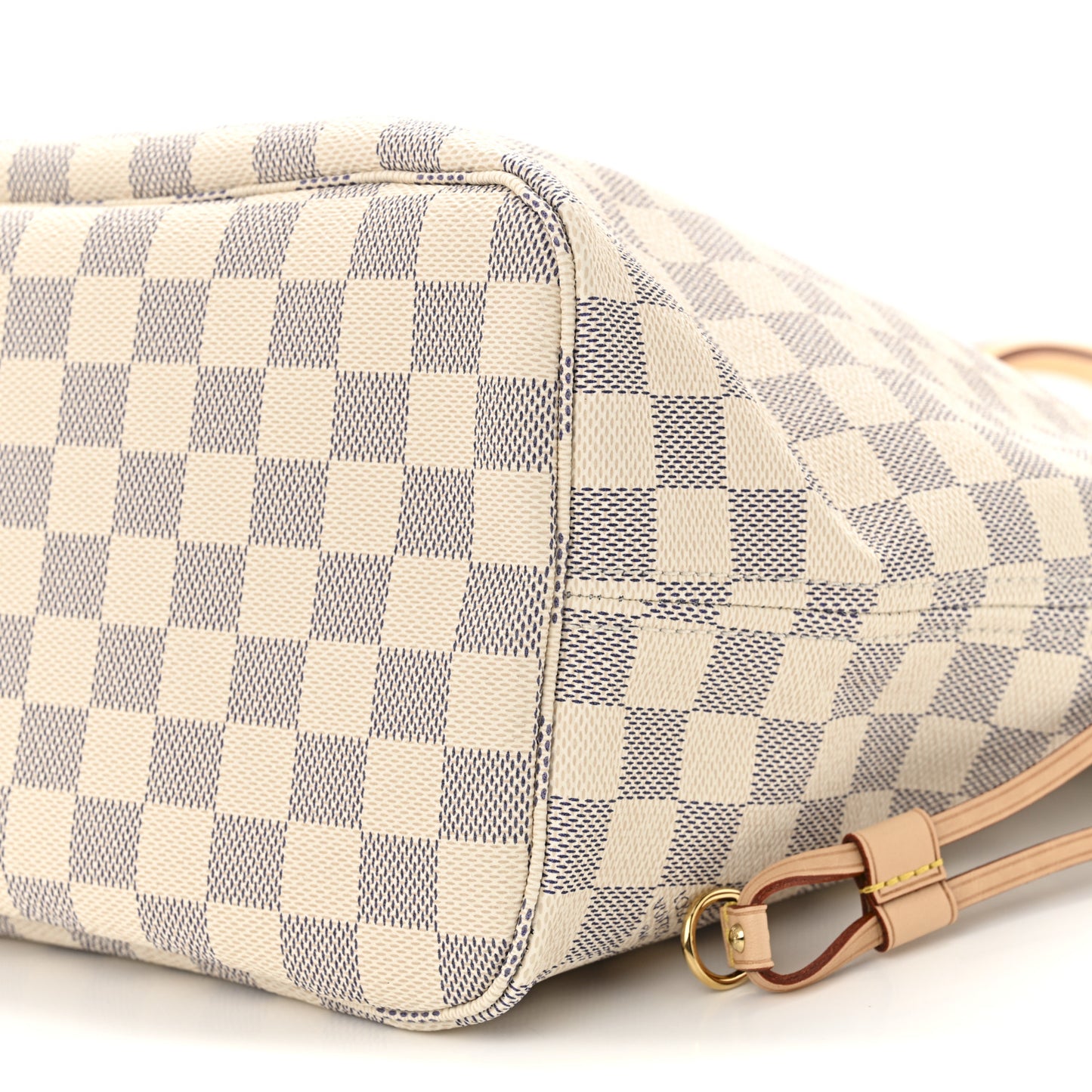 Damier Azur Neo Neverfull MM Rose Ballerine